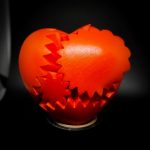 3D Printed Gear Heart - Innovation Awaits